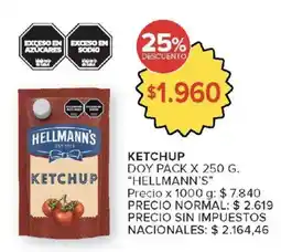Carrefour Hellmann's ketchup oferta