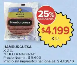 Carrefour Huellacarrefour hamburguesa oferta