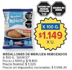 Carrefour Artico medallones de merluza rebozados oferta