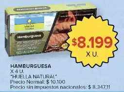 Carrefour Huellanatural hamburguesa oferta