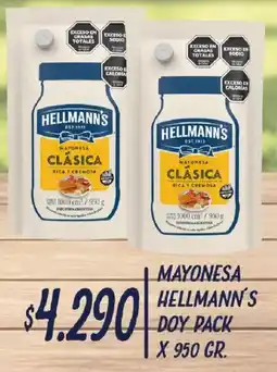 Supermercados Mariano Max Hellmann's mayonesa clásica oferta