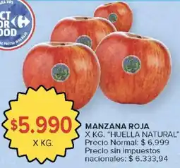 Carrefour Manzana roja oferta