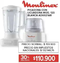 Carrefour Moulinex picadora con licuadora oferta