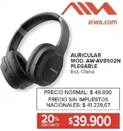 Carrefour Aiwa auricular oferta