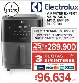 Carrefour Electrolux airfryer expert vaporcrisp oferta