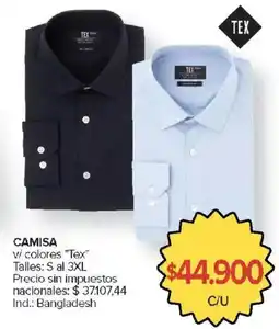 Carrefour Tex camisa oferta