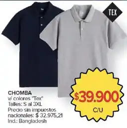 Carrefour Tex chomba oferta