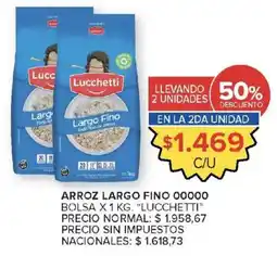 Carrefour Lucchetti arroz largo fino oferta