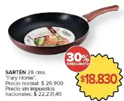 Carrefour Fary Home sartén oferta