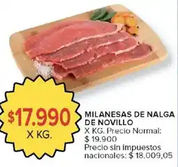 Carrefour Milanesas de nalga de novillo oferta