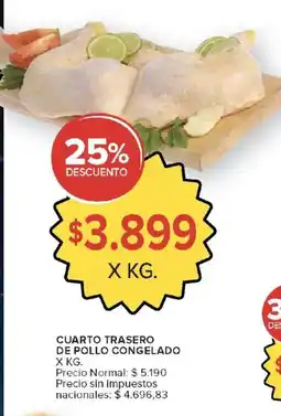 Carrefour Cuarto trasero de pollo congelado oferta