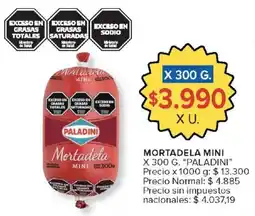 Carrefour Paladini mortadela mini oferta