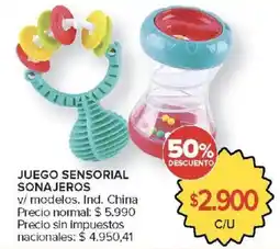 Carrefour Juego sensorial sonajeros oferta