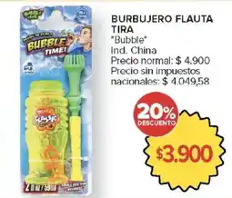 Carrefour Bubble burbujero flauta tira oferta