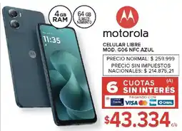 Carrefour Motorola celular libre oferta