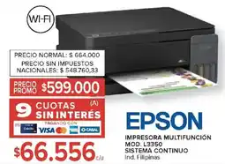 Carrefour Epson impresora multifuncion oferta