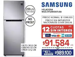 Carrefour Samsung heladera oferta