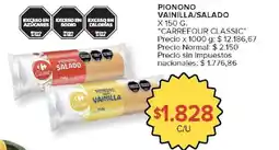 Carrefour Carrefour classic pionono vainilla/salado oferta