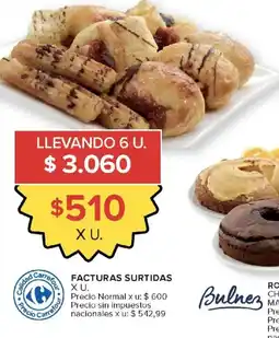 Carrefour Bulnes facturas surtidas oferta