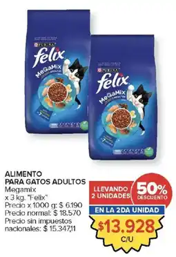 Carrefour Felix alimento para gatos adultos megamix oferta