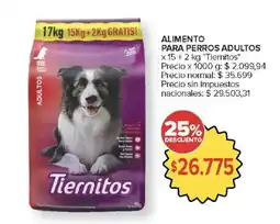 Carrefour Tiernitos alimento para perros adultos oferta