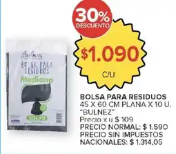 Carrefour Bulnez bolsa para residuos mediana oferta