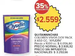 Carrefour Ayudín quitamanchas colores vivos oferta