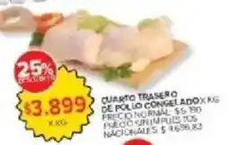 Carrefour Cuarto trasero de pollo congelado oferta