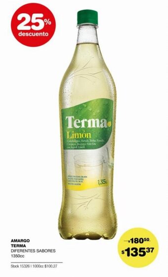 Atomo Conviene Amargo Terma Diferentes Sabores 1350cc oferta
