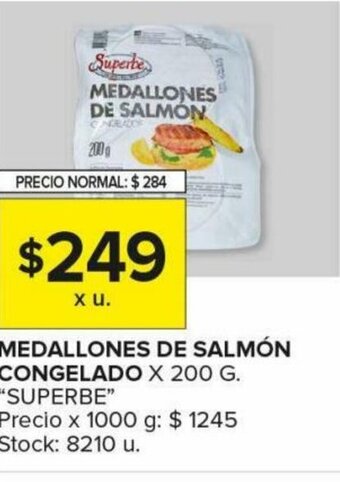 Carrefour Medallones de Salmón Congelado x 200 g. "Superbé" oferta