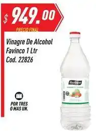 Supermercados Comodin Favinco - vinagre de alcohol cod. 22826 oferta
