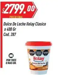 Supermercados Comodin Ilolay - dulce de leche clasico cod. 287 oferta