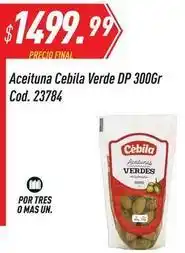 Supermercados Comodin Cebila - aceituna verde dp 300gr cod. 23784 oferta