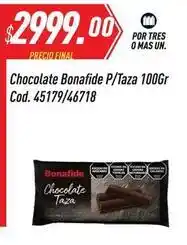 Supermercados Comodin Bonafide - chocolate p/taza 100gr cod. 45179/46718 oferta