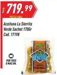 Supermercados Comodin Mas - aceituna verde cod. 17198 oferta
