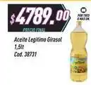 Supermercados Comodin Lucchetti - aceite legítimo girasol cod. 38731 oferta