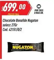 Supermercados Comodin Bonafide - chocolate nugaton selecc 27gr cod. 42151/0/2 oferta