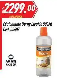 Supermercados Comodin Barny - edulcorante liquido 500ml cod. 55607 oferta