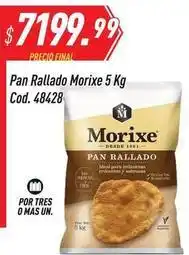Supermercados Comodin Morixe - pan rallado 5 kg cod. 48428 oferta