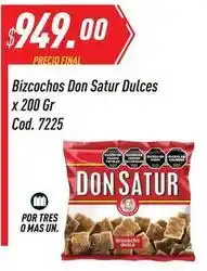Supermercados Comodin Don satur - bizcochos dulces cod. 7225 oferta