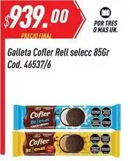 Supermercados Comodin Cofler - galleta rell selecc 85gr cod. 46537/6 oferta