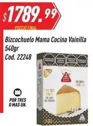Supermercados Comodin Mama cocina - bizcochuelo vainilla 540gr cod. 22248 oferta