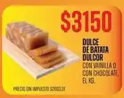 Dulcor - dulce de batata
