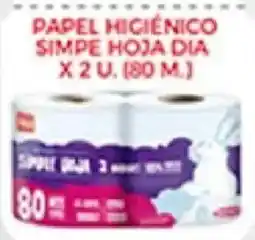 Supermercados DIA Simpe hoja día papel higiénico oferta