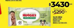 Supermercados DIA Huggies toallitas húmedas limpieza efectiva oferta