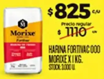 Morixe harina fortivac 000
