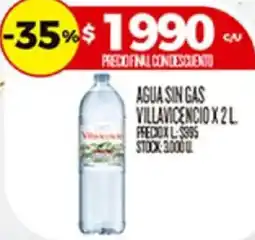 Supermercados DIA Villavicencio agua sin gas oferta