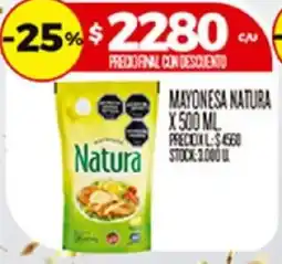 Supermercados DIA Natura mayonesa natura oferta