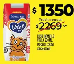 Supermercados DIA Vital leche infantil 3 oferta