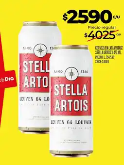 Supermercados DIA Stella artois oferta